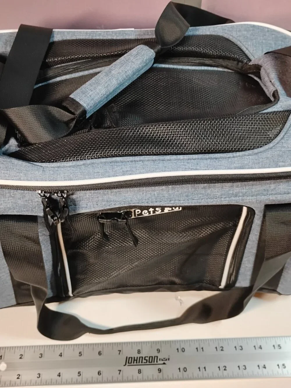 Petskd Top-Expandable Pet Carrier - Blue